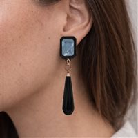 Orecchini Rosso Prezioso Donna in Resina ER-0665